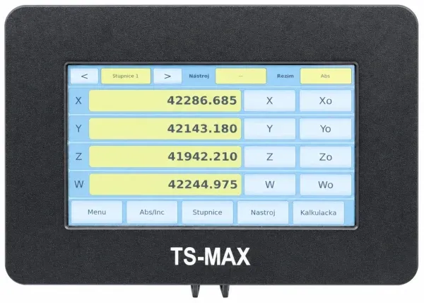 Digitální indikace TS-MAX 7"